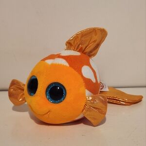 6” Ty Sami the Goldfish Plush Stuffed Animal